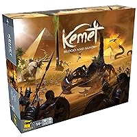 Kemet Blood and Sand Board Game (Revised Edition) | Strategy Board Game for Teens and Adults | Ages 14 and up | 2 to 5 Players | Average Playtime 90 Minutes | Made by Matagot
