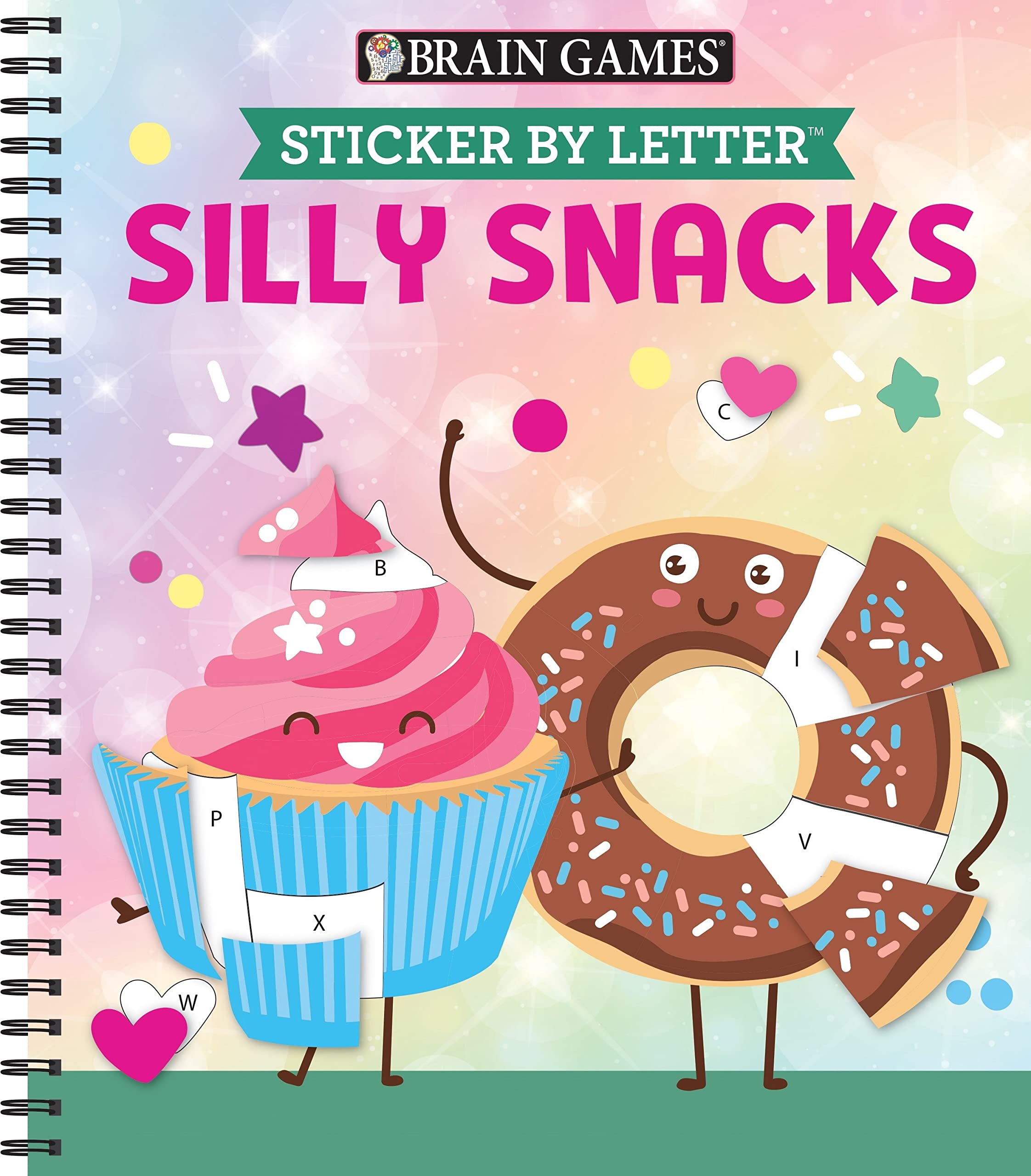 Brain Games - Sticker by Letter: Silly Snacks
