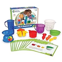 Learning Resources Mix And Measure Activity Set, 22 Pieces, Ages 3+,Experiment Mixing Tools, Science Toys for Kids,Science Experiments