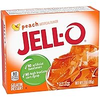 Jell-o, Gelatin Dessert, Peach (Pack of 6)