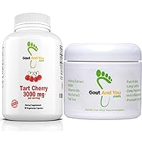 Tart Cherry Extract and Therapeutic Joint Discomfort Cream Bundle