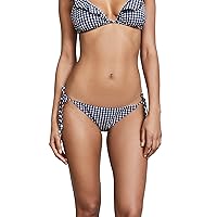 Shoshanna Women's Standard Classic Navy Gingham Clean Triangle Bottom