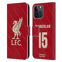 Head Case Designs Officially Licensed Liverpool Football Club Alex Oxlade - Chamberlain 2021/22 Players Home Kit 2nd Group Leather Book Wallet Case Cover Compatible with Apple iPhone 15 Pro Max