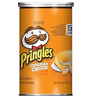 Pringles Potato Crisps Chips, Cheddar Cheese 2.5oz (12 Count)