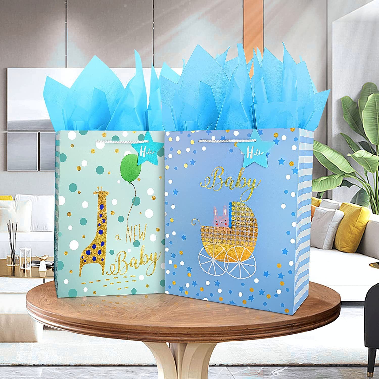Gift Bag for Baby Boy,12.6