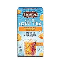 Celestial Seasonings Cold Brew Citrus Sunrise, 18 Count