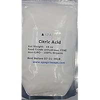 PURE CITRIC ACID, Food Grade, Non-GMO, Organic, best for making bath bombs, wine, home brew or cleaner (2 pounds)