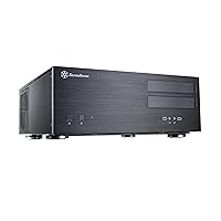 SilverStone Technology GD08B Home Theater Computer Case with Aluminum Front Panel for E-ATX/ATX/Micro-ATX Motherboards GD08B-x