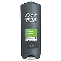 Dove Men+Care Body Wash, Extra Fresh, 18 Fl Oz(Pack of 3)