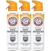 Arm and Hammer Shoe Refresher Spray, Multi-Purpose Odor Remover for All Types of Footwear, Shoe Deodorizer Spray, Shoe Odor Eliminator, Shoe Spray, Shoe Smell Eliminator, 4 oz (3 Pack)