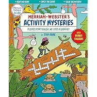 Please Don’t Laugh, We Lost a Giraffe! Activity workbook with puzzles, mazes, riddles, & more for kids 6+ (Merriam-Webster’s Activity Mysteries)