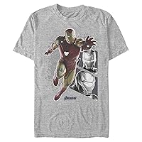 Marvel Big & Tall Ironman Panels Men's Tops Short Sleeve Tee Shirt