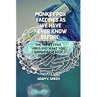 MONKEYPOX VACCINES AS WE HAVE NEVER KNOW BEFORE:: The monkeypox virus and what you should basically understand. MONKEYPOX VACCINES AS WE HAVE NEVER KNOW BEFORE:: The monkeypox virus and what you should basically understand. Kindle Paperback