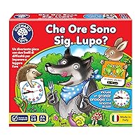 Orchard Toys What Hours Are Mr. Wolf? - Educational Game of Numbers and Counting for Children from 5 to 9 Years (Italian Edition)
