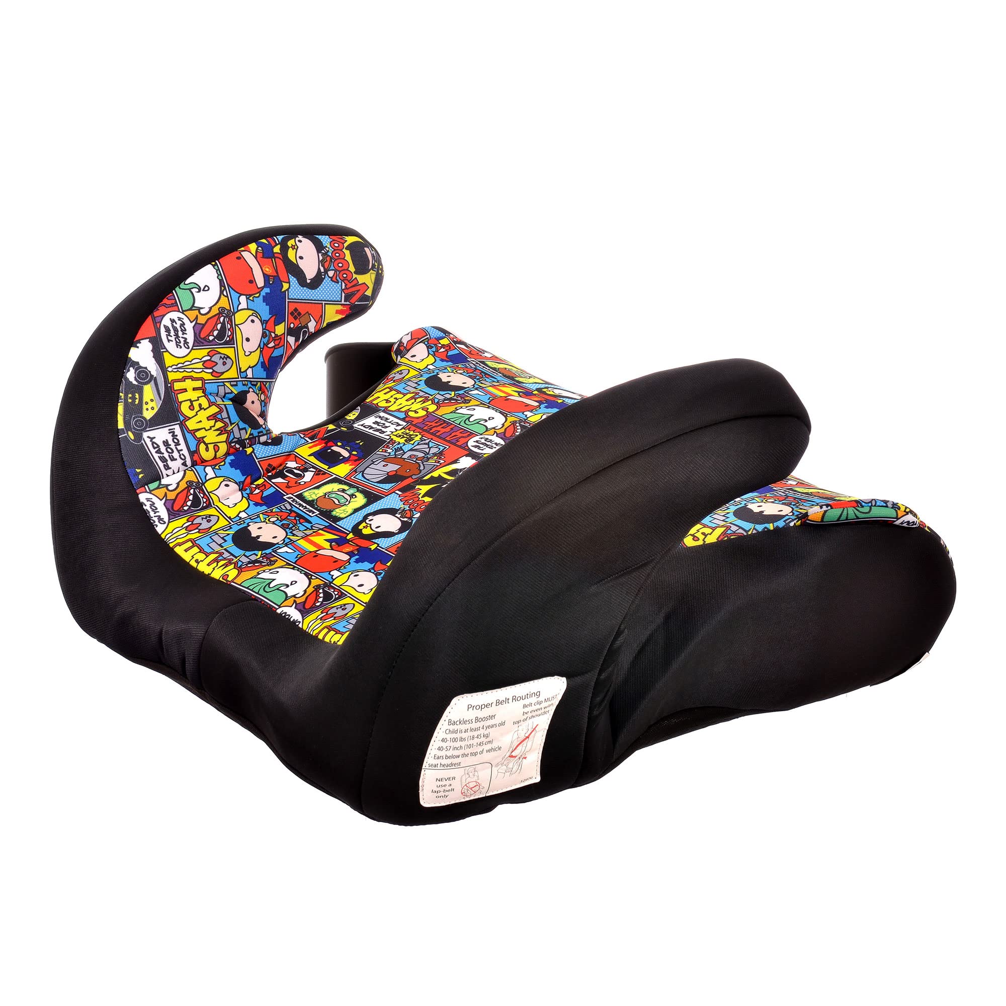 KidsEmbrace Backless Booster Car Seat, DC Comics Justice League Chibi Superheroes