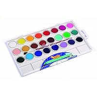 Jovi Watercolor Paint Set; Set of 24 Colors with Brush