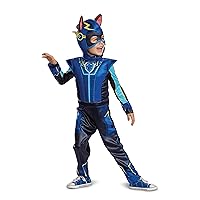 Disguise boys Chase Deluxe Toddler Costume, Official Paw Patrol Halloween Outfit With Armor and Headpiece for Kids