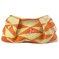 SENSI STUDIO, Maxi Sisal Pouch with Sequins