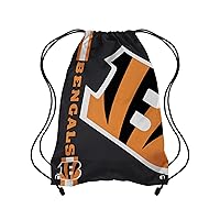 FOCO Cincinnati Bengals NFL Big Logo Drawstring Backpack