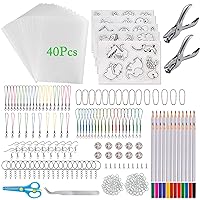 Shrinky Dinks Creative Pack 10 Sheets Frosted White Kids Art and Craft  Activity