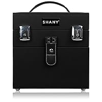 SHANY Color Matters - Makeup Travel Case Nail Accessories Organizer and Makeup Train Case - Makeup Storage Box - Black