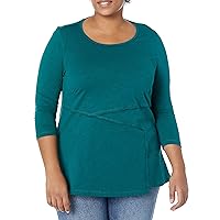 Avenue Women's Plus Size Tee Juliet Panel