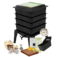 Worm Factory® 360 Black US Made Composting System for Recycling Food Waste at Home