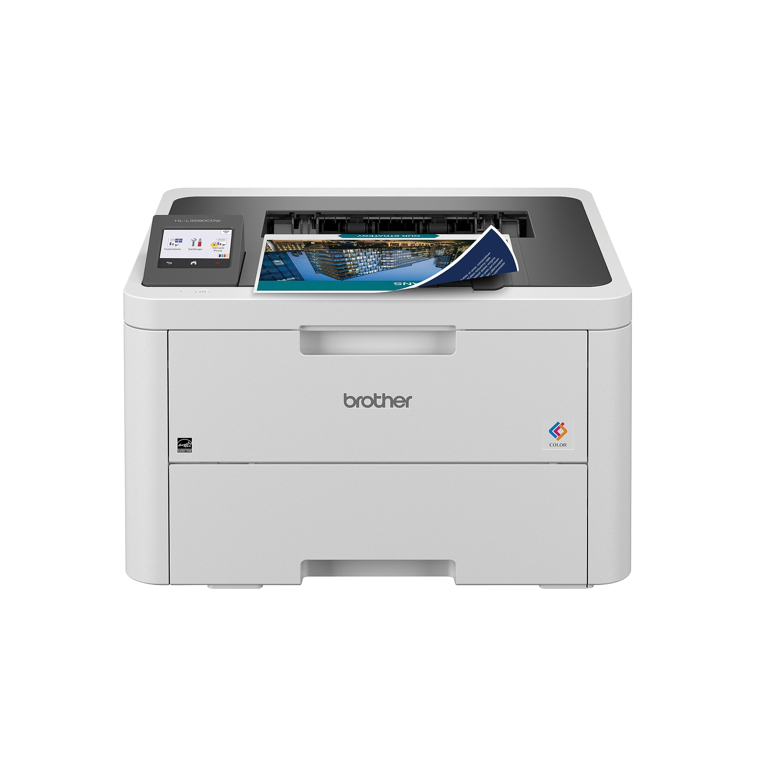 Brother HL-L3280CDW Wireless Compact Digital Color Printer with Laser Quality Output, Duplex, Mobile Printing & Ethernet | Includes 4 Month Refresh Subscription Trial¹, Amazon Dash Replenishment Ready