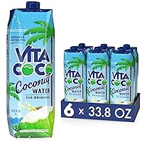 Coconut Water Original, 33.8 Fl Oz (Pack of 6)