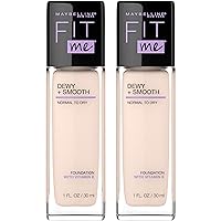 Maybelline New York Fit Me Dewy + Smooth Foundation (Pack of 2)