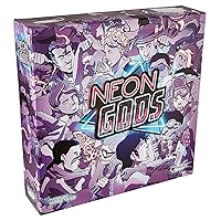 Neon Gods Board Game - Join a Dystopian Street Gang! Cyberpunk Sci-Fi Adventure Game, Strategy Game for Kids & Adults, Ages 14+, 2-4 Players, 30-120 Min Playtime, Made by Plaid Hat Games