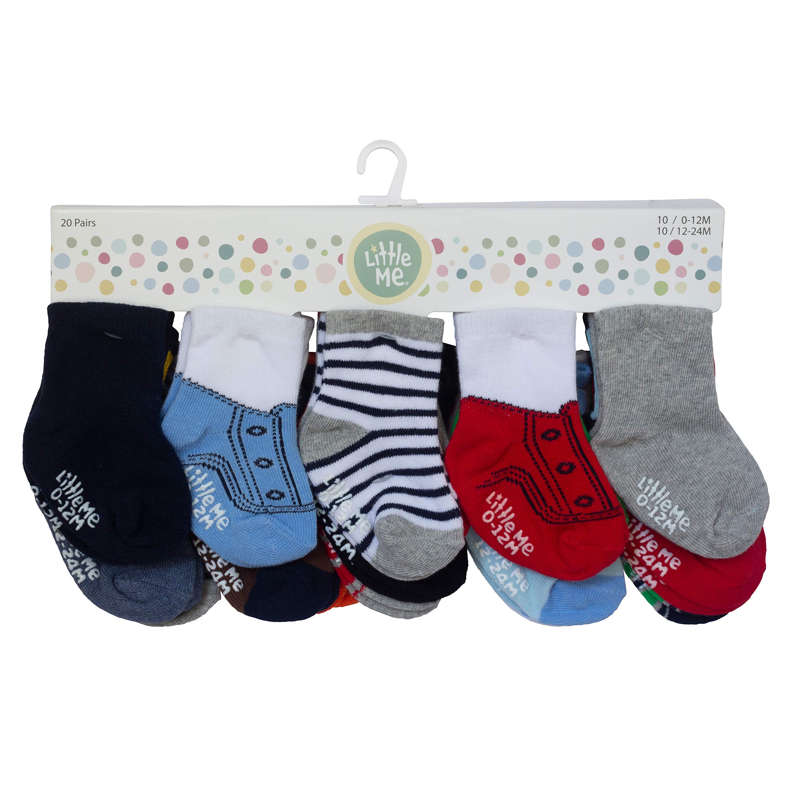 Little Me Baby Boys' Assorted, Multi, 0-12/12-24 Month