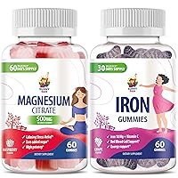 Iron Vitamins with Vitamin C & Magnesium Gummies for Adults