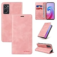 Protective Case Compatible with OnePlus Nord N20 5G Wallet Case Compatible with Oppo Reno 7z/A96 5G/F21 Pro 5G/Reno 7 Lite/Reno 8 Lite/Reno 8Z Case with Card Holder Flip Cover RFID Blocking Protective