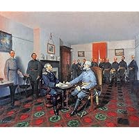 Civil War Appomattox 1865 Nthe Surrender Of General Lee To General Grant 9 April 1865 Oil On Canvas By Louis Guillaume 1867 Poster Print by (24 x 36)