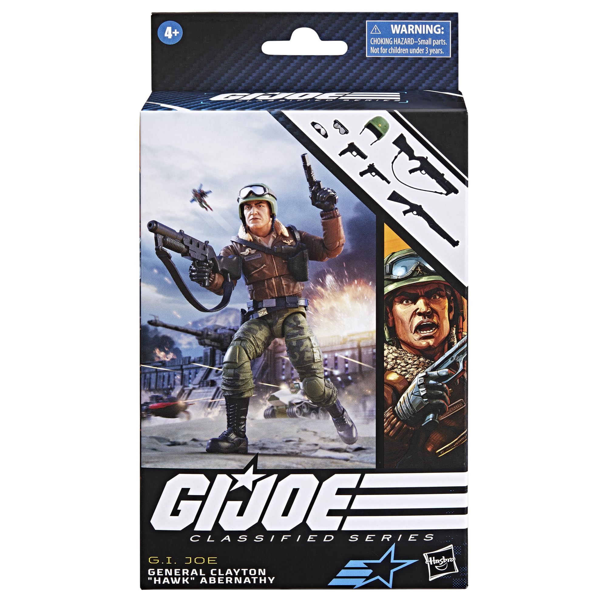 G.I. Joe Classified Series General Clayton Hawk Abernathy, Collectible Action Figure, 103, 6 inch Action Figures for Boys & Girls, with 7 Accessory Pieces