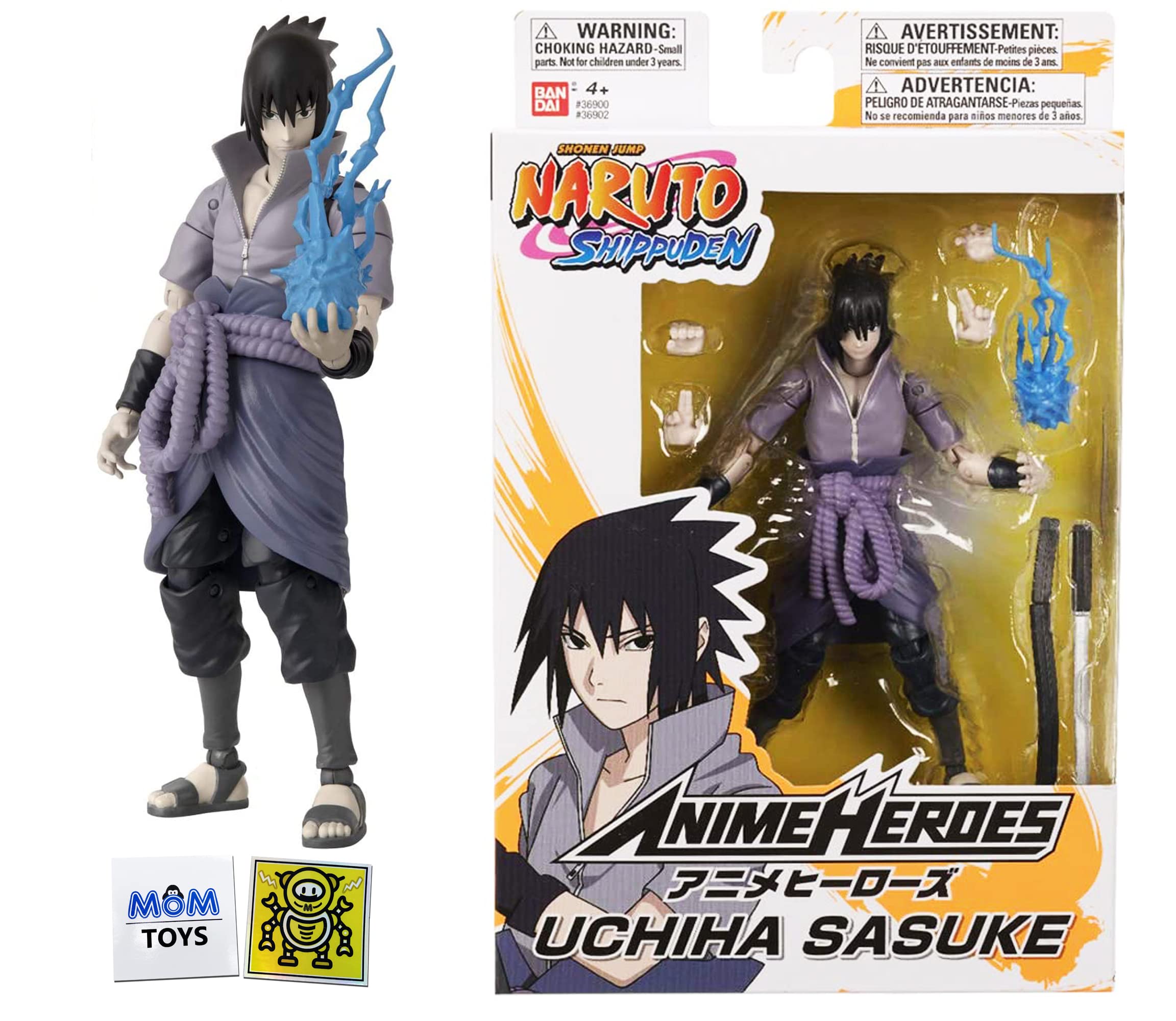 Mua Bandai Naruto Anime Heroes Sasuke Uchiha Toy Action Figure Toy Bundle  with 2 My Outlet Mall Stickers trên Amazon Mỹ chính hãng 2023 | Giaonhan247