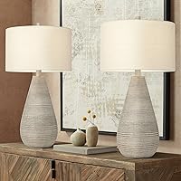 360 Lighting Julio Rustic Country Cottage Table Lamps 30
