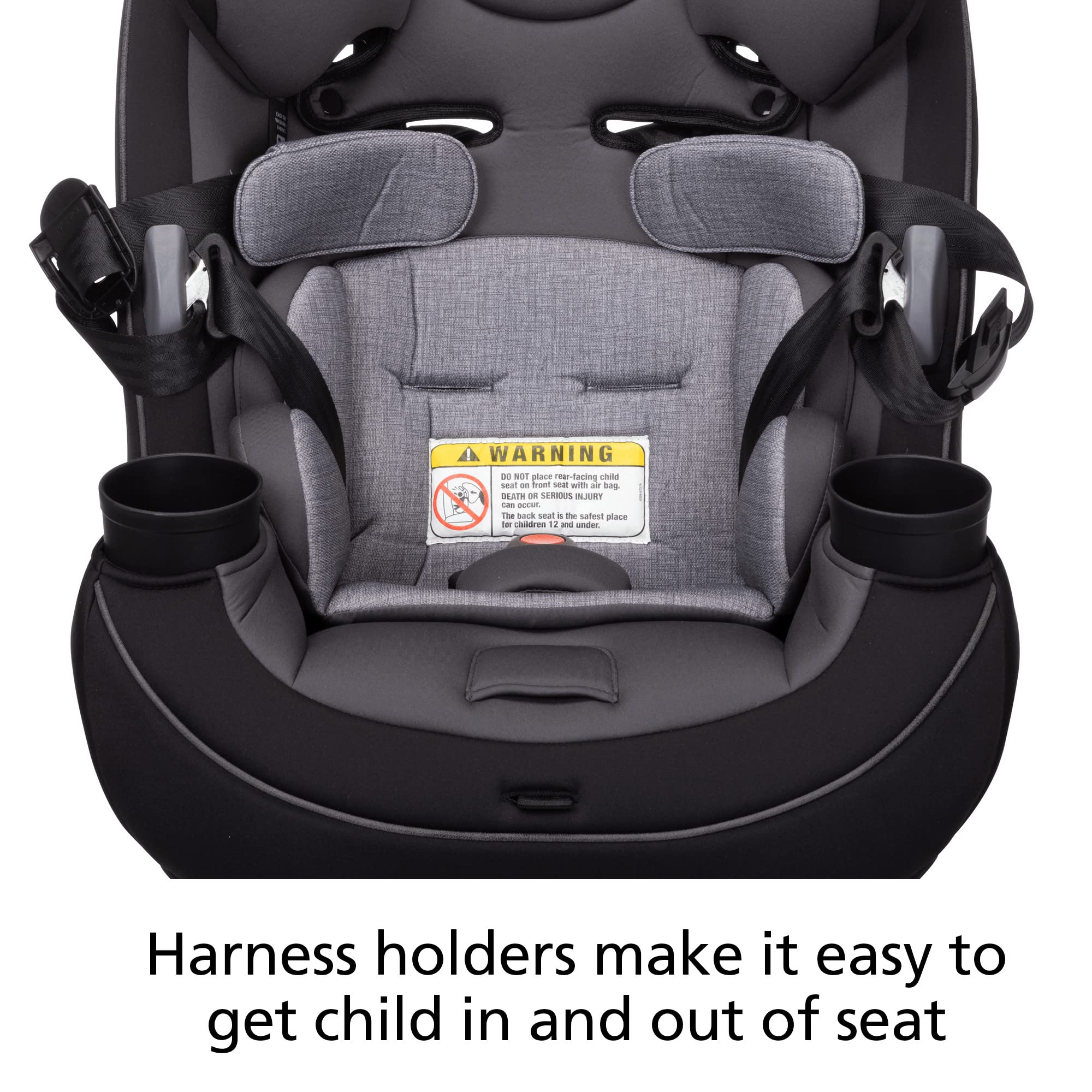 Safety 1st Grow and Go All-in-One Convertible Car Seat, Rear-facing 5-40 pounds, Forward-facing 22-65 pounds, and Belt-positioning booster 40-100 pounds, Vitamint