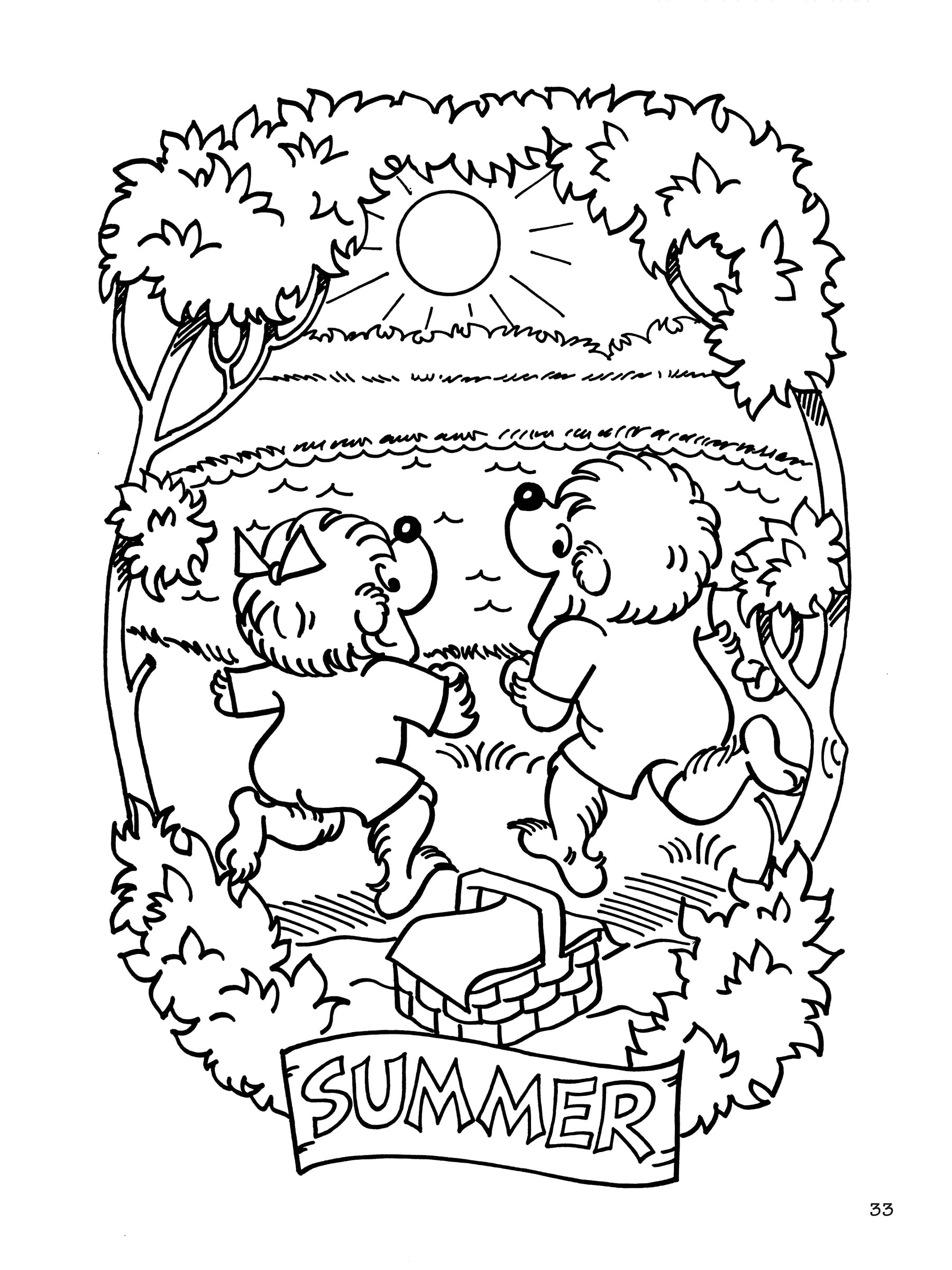 The Berenstain Bears' Giant Coloring and Activity Book (Dover Kids Activity Books)