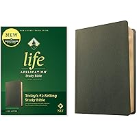 NLT Life Application Study Bible, Third Edition (Genuine Leather, Olive Green, Red Letter) NLT Life Application Study Bible, Third Edition (Genuine Leather, Olive Green, Red Letter) Leather Bound