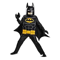 Batman Lego Movie Deluxe Costume, Black, Small (4-6)