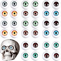 Half round Eyeballs 33Mm -1 Pair Realistic Acrylic Fake Eyes for Halloween  Props