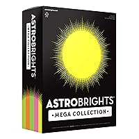 Astrobrights Mega Collection, Colored Cardstock, Flourescent