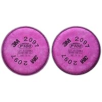 3M - 2097 P100 Particulate Filter For 5000, 6000, 6500, 7000 And FF-4 Pink