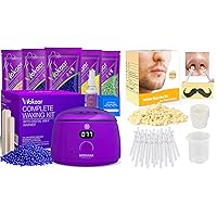 Waxing Kit for Women and Men + Work Very Good + Doesn’t Crack + Removes Hair Easily