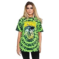 Jimi Hendrix T Shirt Hear The Vibe Logo Official Tie Dye Green Unisex