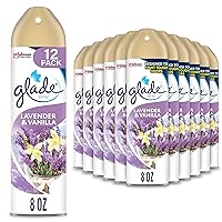 Air Freshener, Room Spray, Lavender & Vanilla, 8 Oz, 12 Count