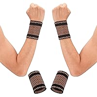 Copper Compression Wrist Sleeve Compression Wrist Brace Wrist Supports for Men and Women Tennis, Sport, Fitness
