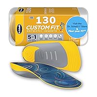 Dr. Scholl’s® Custom Fit® Orthotics 3/4 Length Inserts, CF 130, Customized for Your Foot & Arch, Immediate All-Day Pain Relief, Lower Back, Knee, Plantar Fascia, Heel, Insoles Fit Men & Womens Shoes
